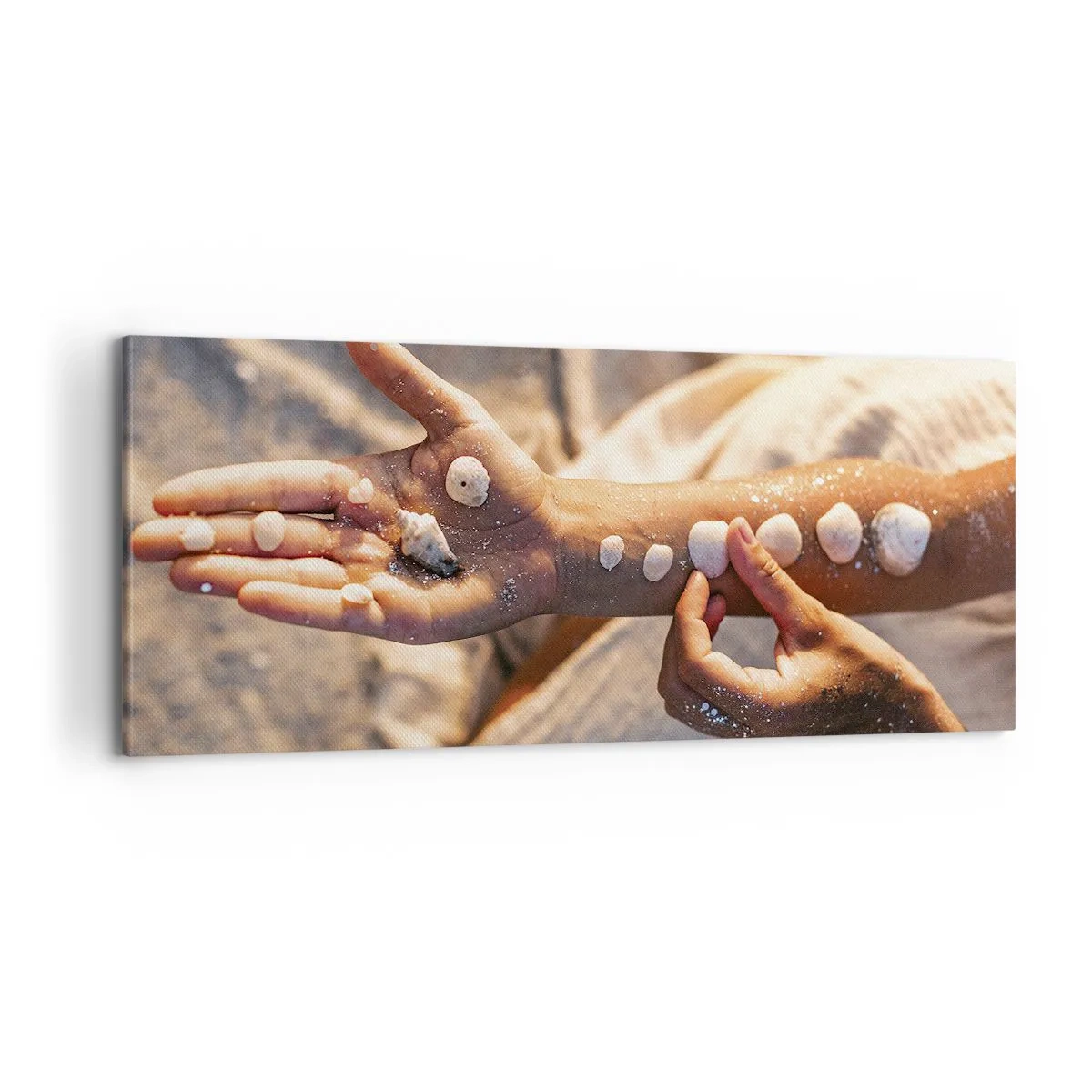 Canvas picture - Beauty at Hand - 100x40 cm
