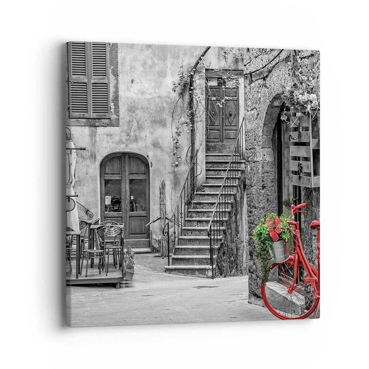 Canvas picture - Tuscan Alley - 40x40 cm