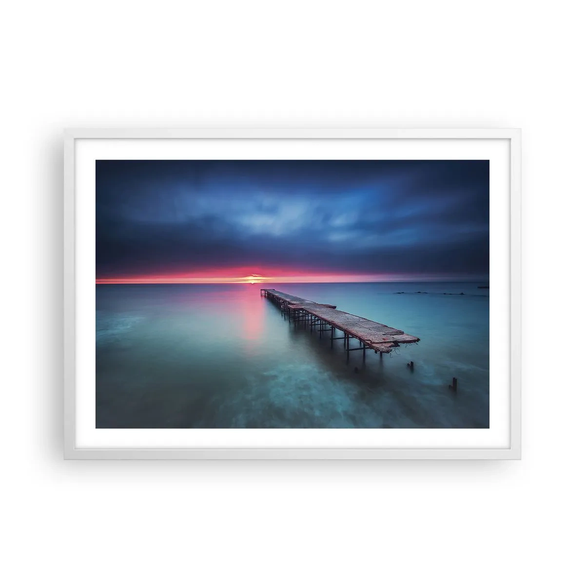 Poster in white frmae - Between Heaven and Earth - 70x50 cm