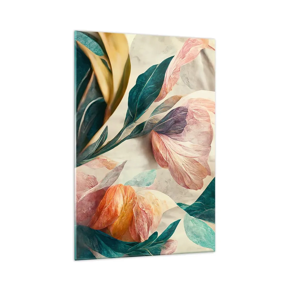 Glass picture - Flowers of Southern Islands - 70x100 cm