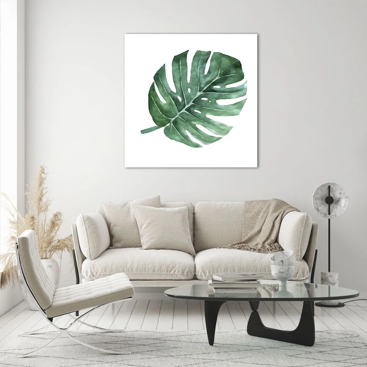 Glass picture - Green Concept - 30x30 cm