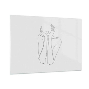 Glass picture - What Girls Are Dreaming of - 100x70 cm