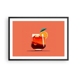 Poster in black frame - Summer Refreshment - 70x50 cm