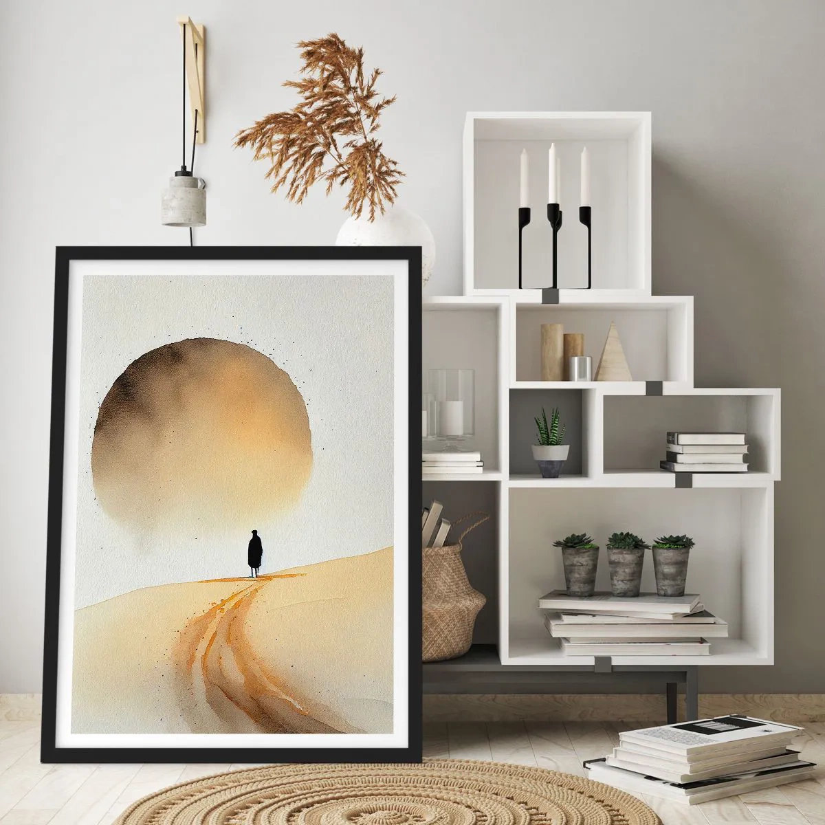 Poster in black frame - Always Longing - 70x100 cm