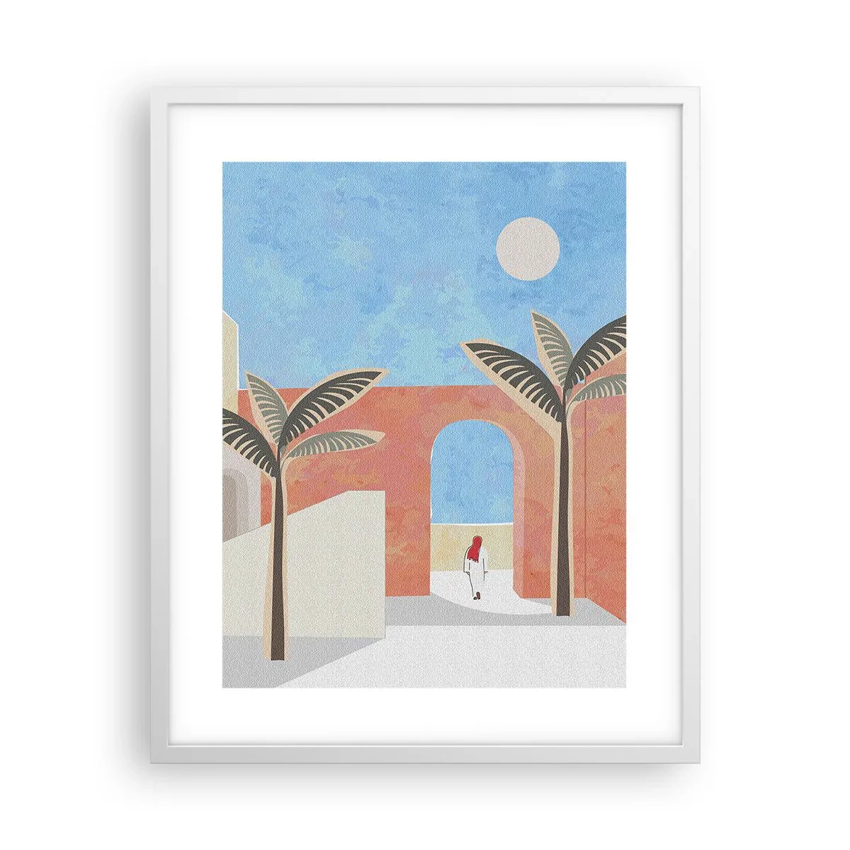 Poster in white frmae - Arabic Day - 40x50 cm