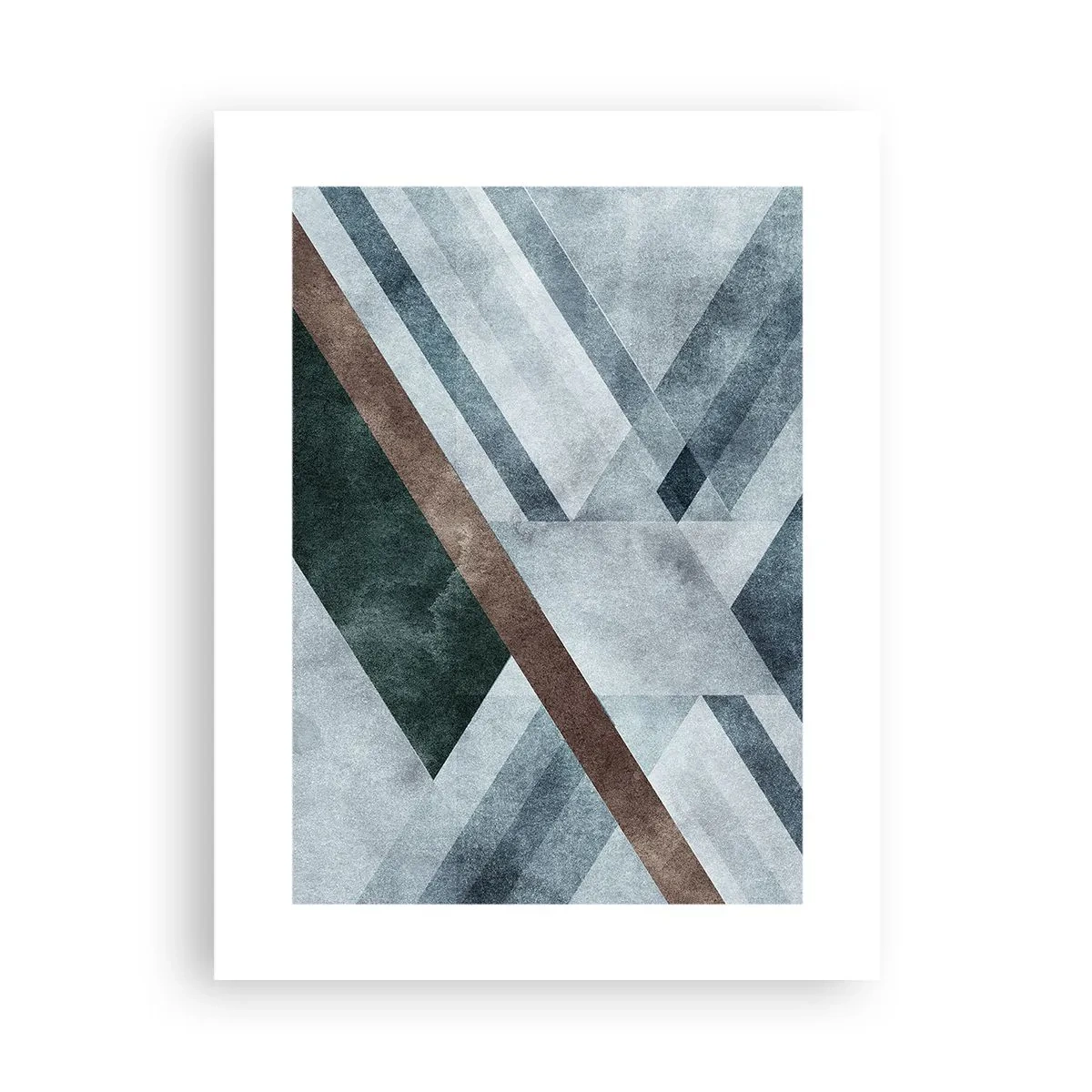 Poster - Refined Elegance of Geometry - 30x40 cm