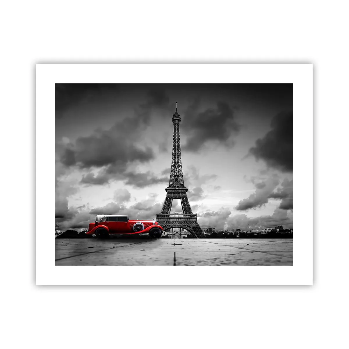 Poster - Not So Long Ago in Paris - 50x40 cm