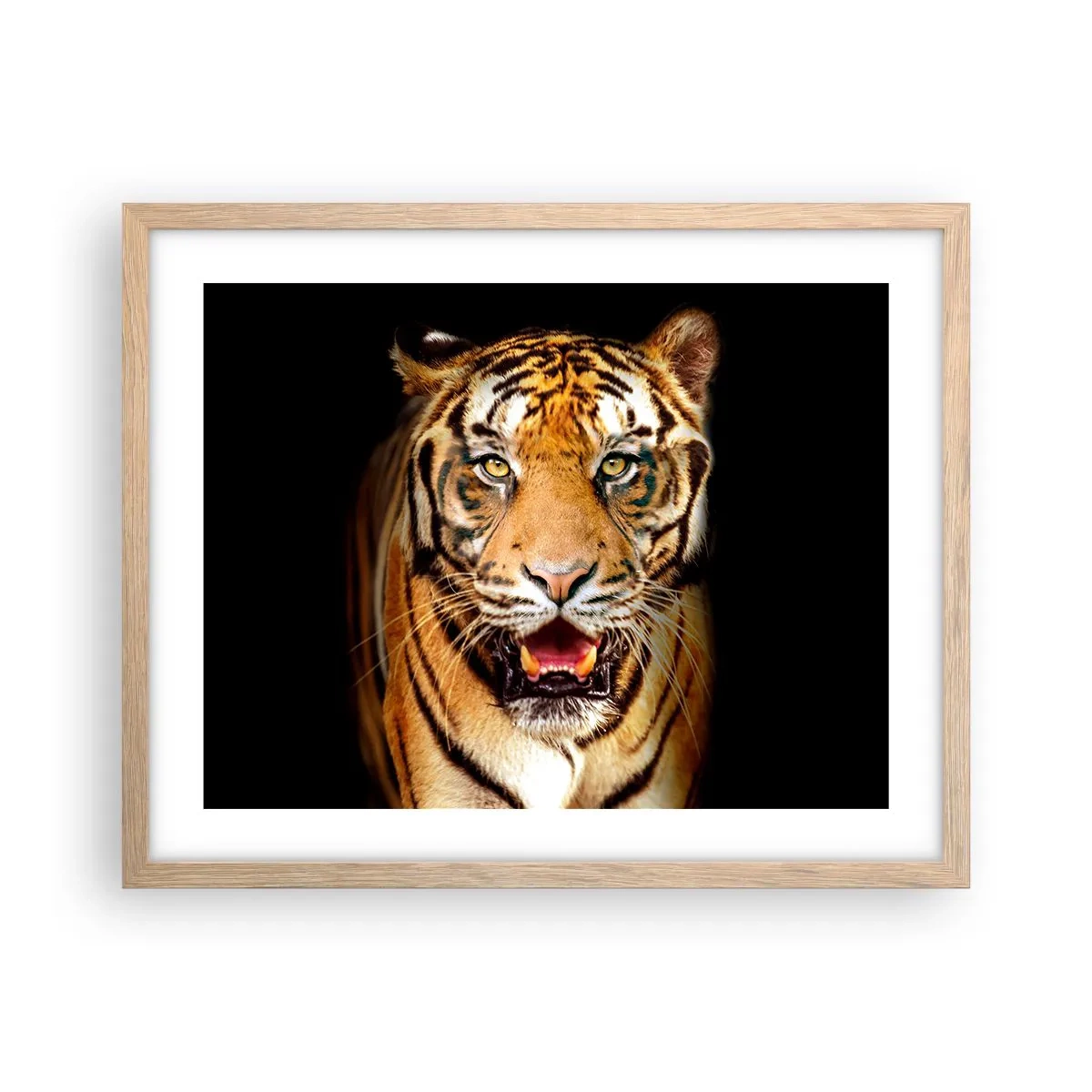 Poster in light oak frame - Wild at Heart - 50x40 cm