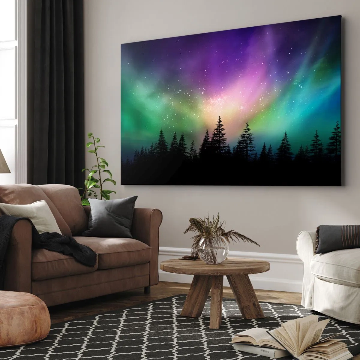 Canvas picture - White Magic - 120x80 cm