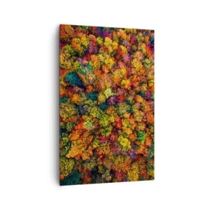 Canvas picture - Bouquet of Autumn Flowers - 80x120 cm