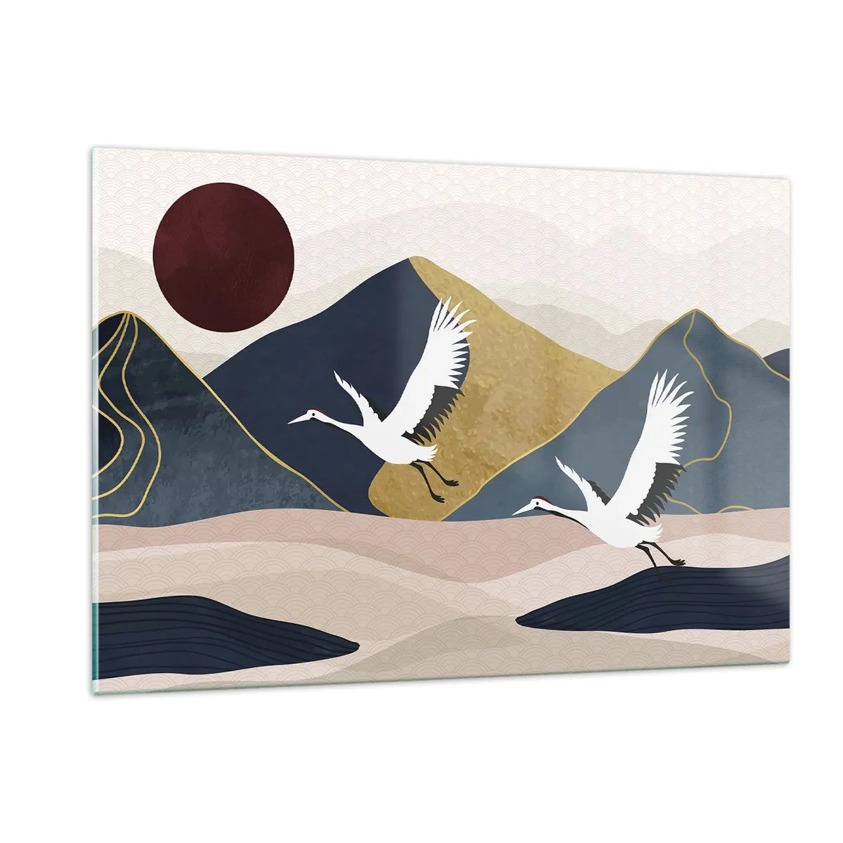 Glass picture - Another Day Has Flown By - 120x80 cm