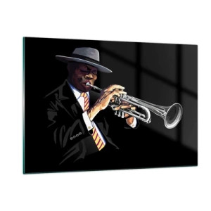 Glass picture - Charm of Old School - 120x80 cm