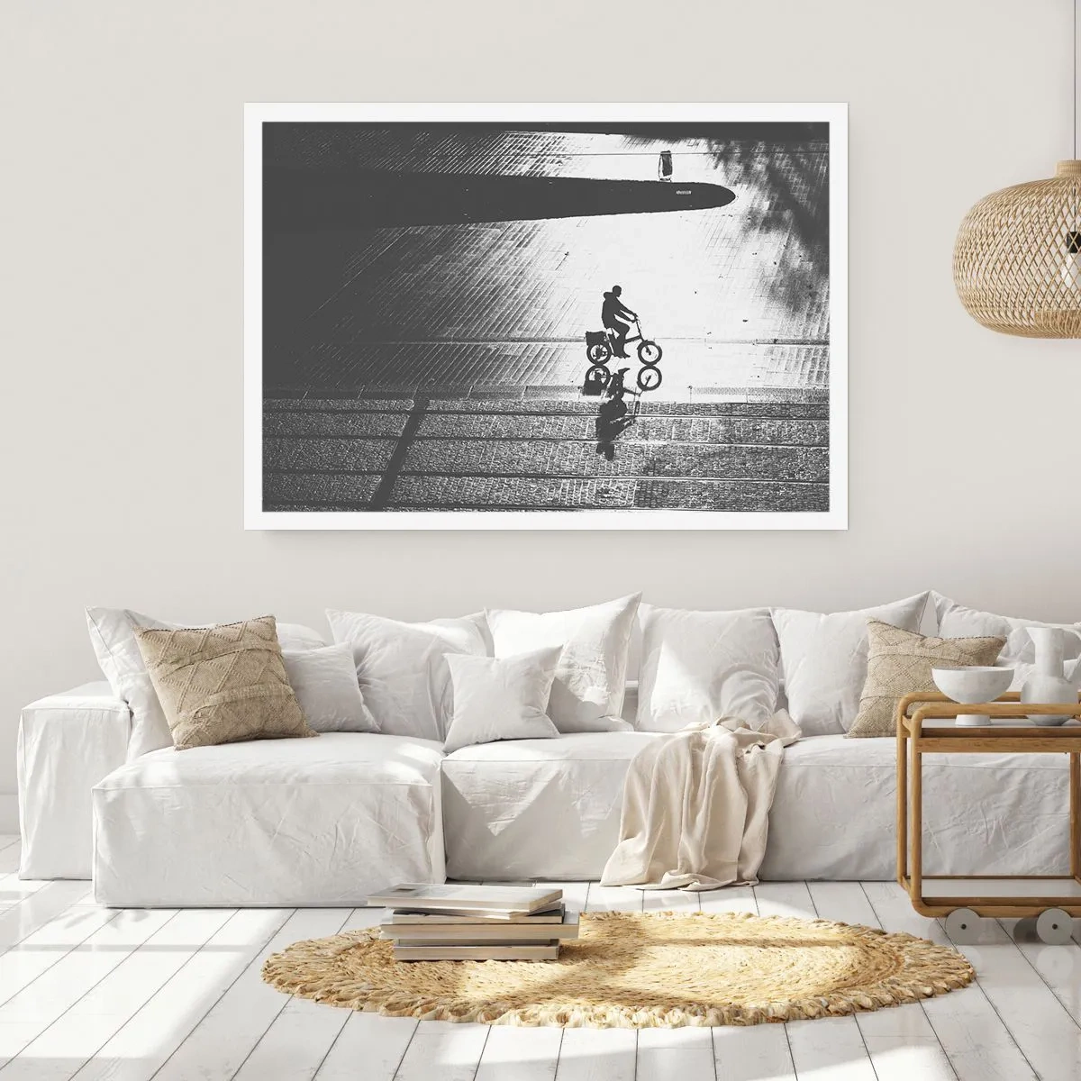 Poster - Straight ahead, through the City - 91x61 cm