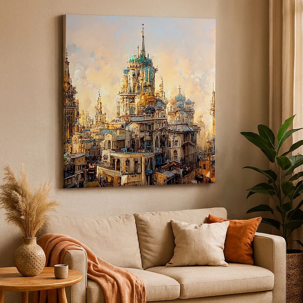 Canvas picture - City of Cities - 30x30 cm