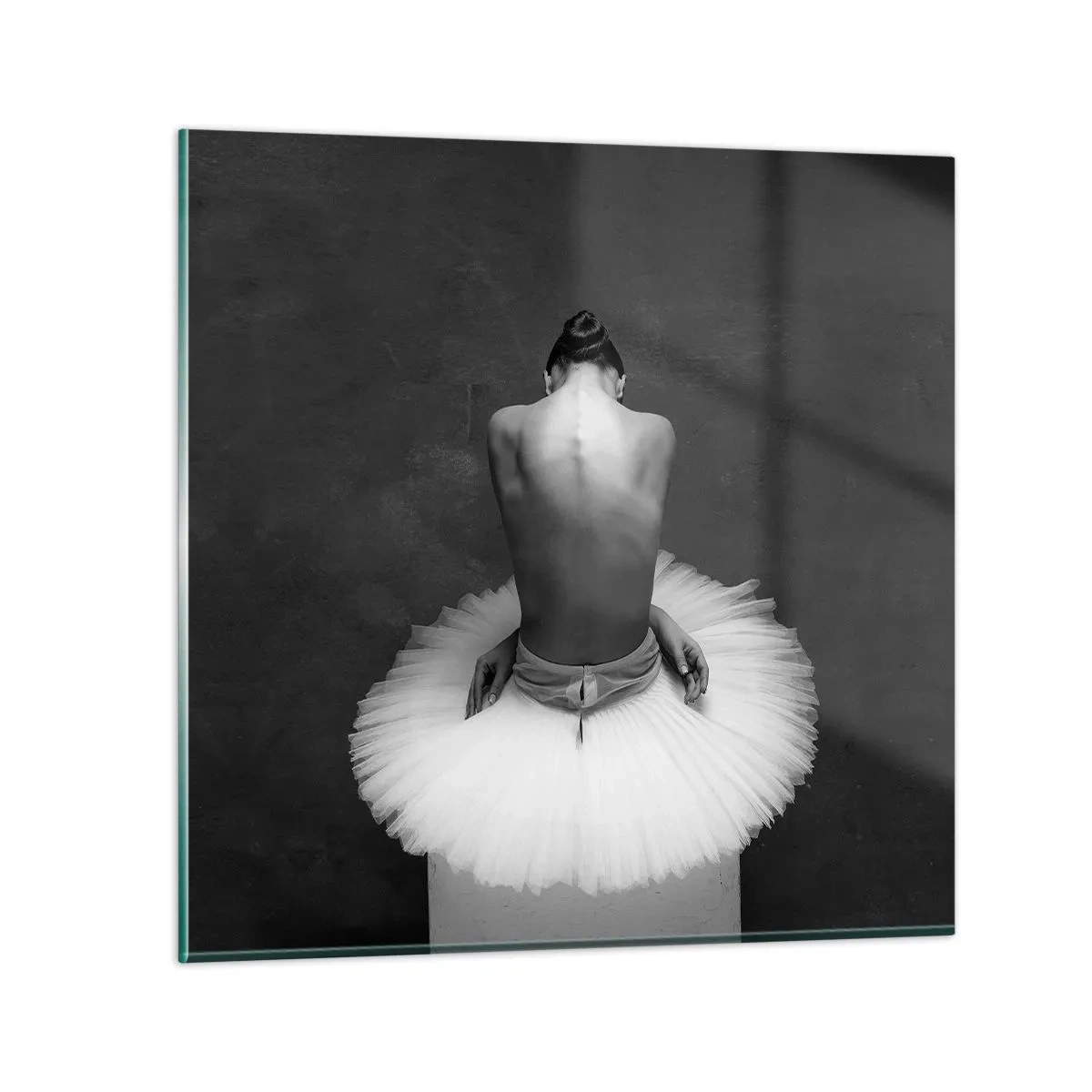 Glass picture - It Is Blossoming - 40x40 cm