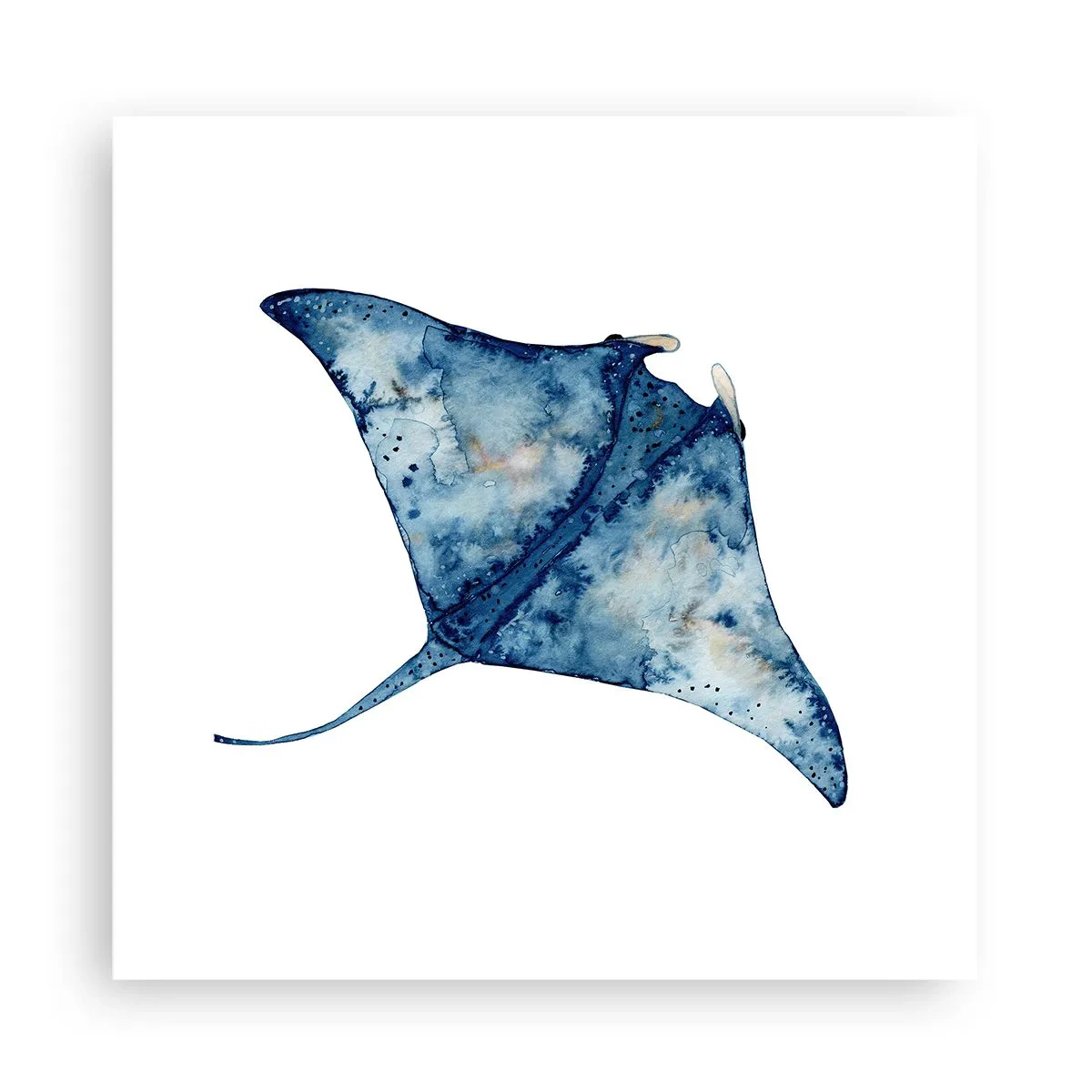Poster - Life In Blue - 30x30 cm
