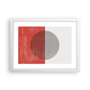 Poster in white frmae - To the Core - 40x30 cm