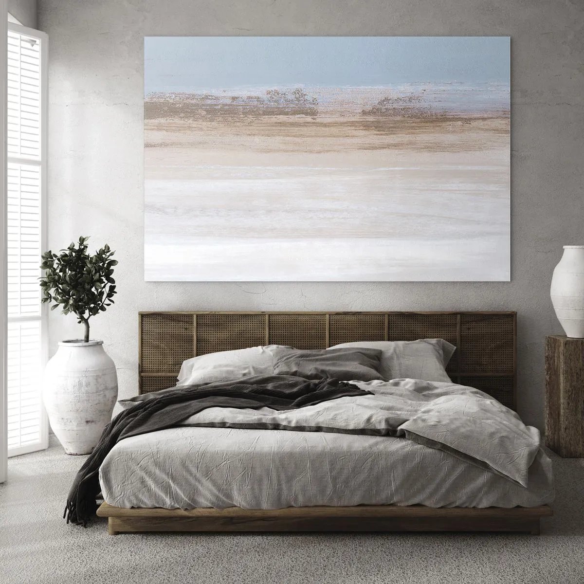 Glass picture - Ambiguous Landscape - 120x80 cm