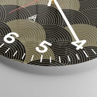 Clock face with numbers