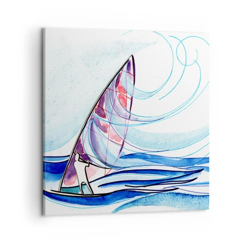 Canvas picture - In the Rhythm of the Waves - 50x50 cm