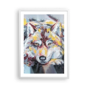 Poster in white frmae - Wolf Eyes - 50x70 cm