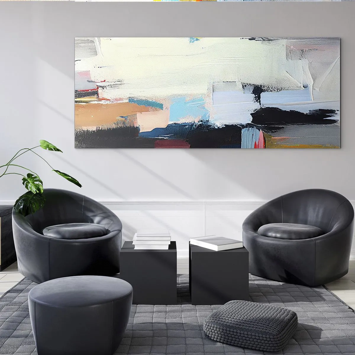 Glass picture - Is There a Method? - 100x40 cm