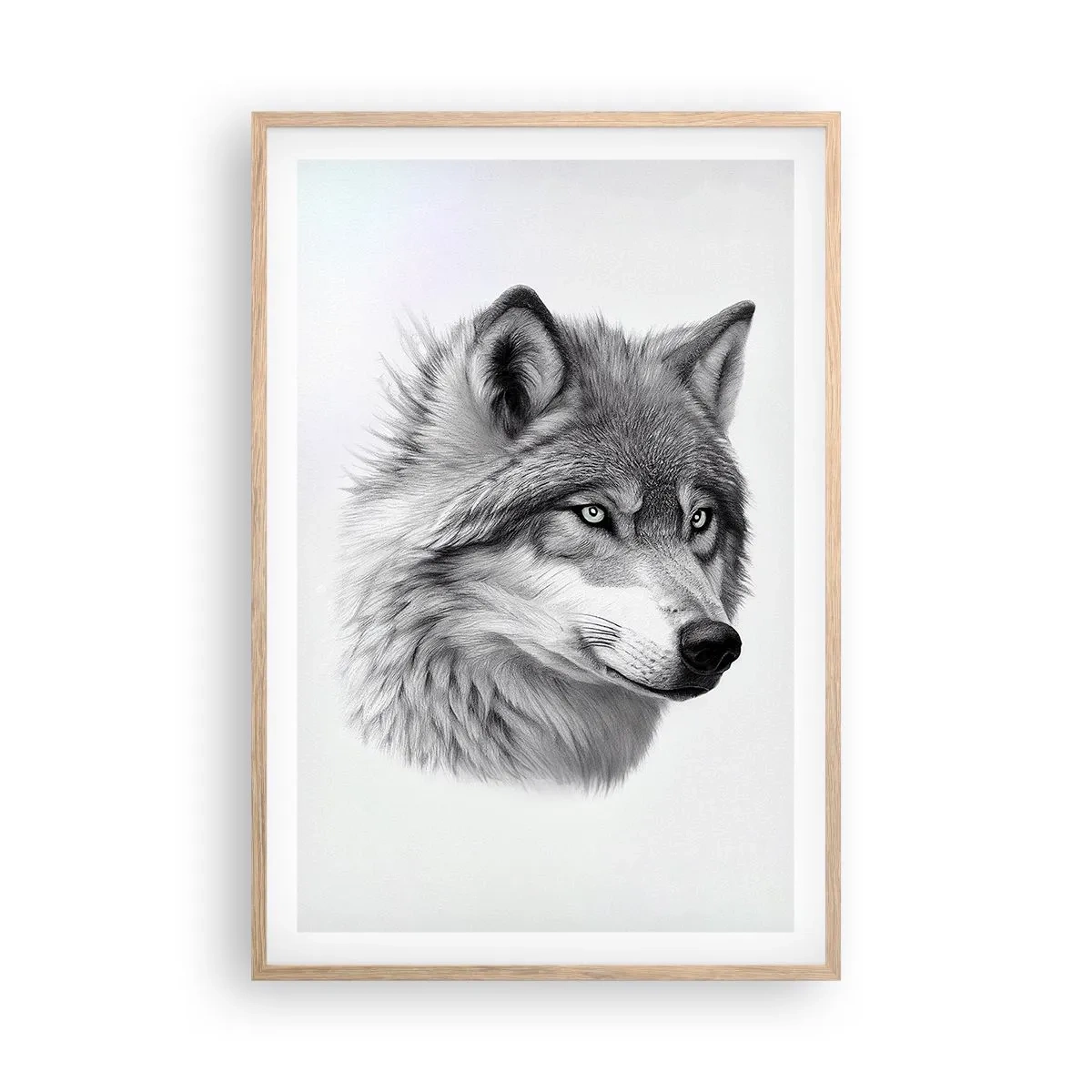 Poster in light oak frame - Alpha - Without a Doubt - 61x91 cm