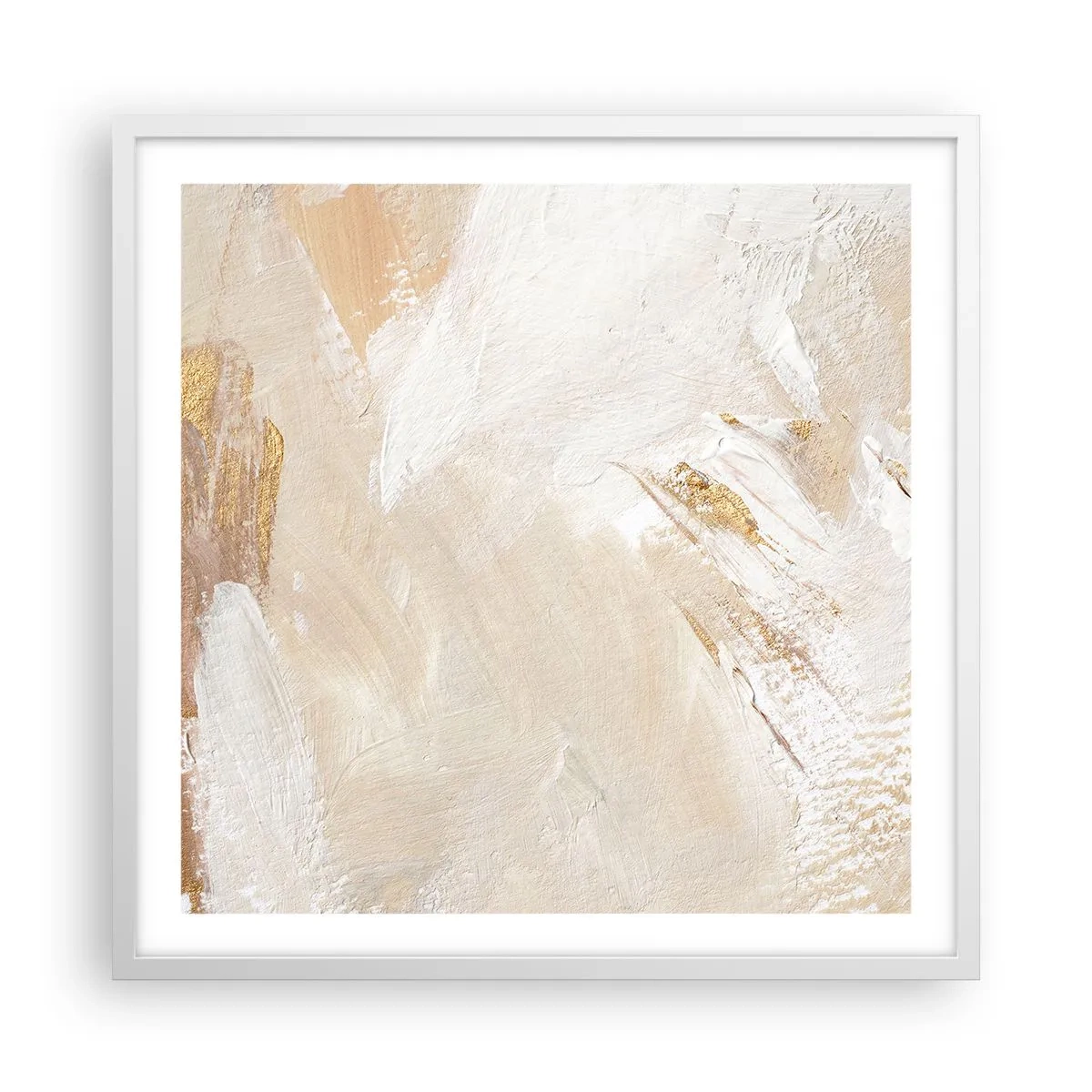 Poster in white frmae - Pastel Composition - 60x60 cm