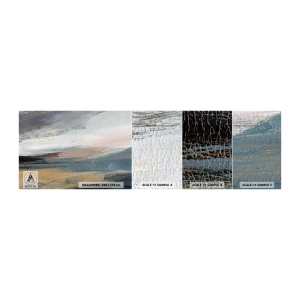 Photo Wallpaper Sample Standard Eco - Abstract: Northern Landscsape - Piece, Abstraction, Minimalism - 100x30 cm