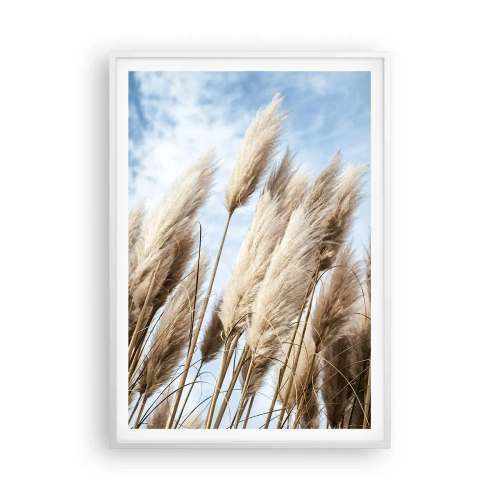 Poster in white frmae - Caress of Sun and Wind - 70x100 cm