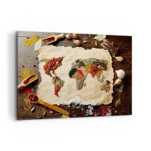 Canvas picture - All Flavours of the World - 100x70 cm