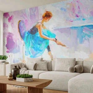 Self-Adhesive Photo Wallpaper Deluxe Sticker - Unspeakable Grace, Subtle Charm - Ballerina, Dance, Ballet - 100x70 cm
