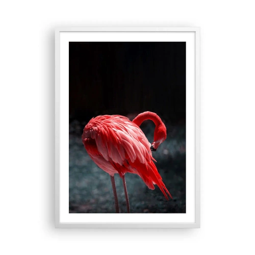 Poster in white frmae - Crimson Poem of Nature - 50x70 cm