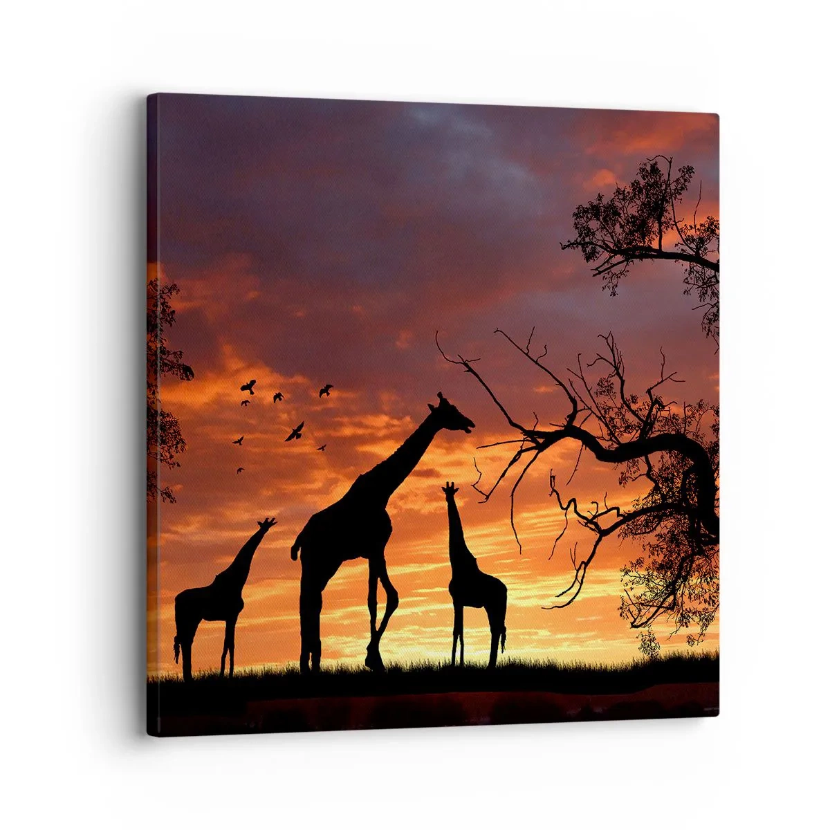 Canvas picture - Small Dinner among Close Ones - 30x30 cm