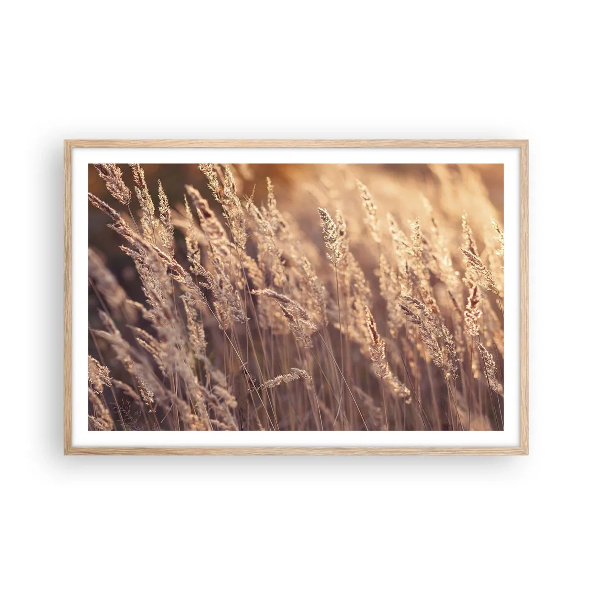 Poster in light oak frame - Ready to Welcome Autumn - 91x61 cm