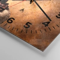 Clock face with numbers