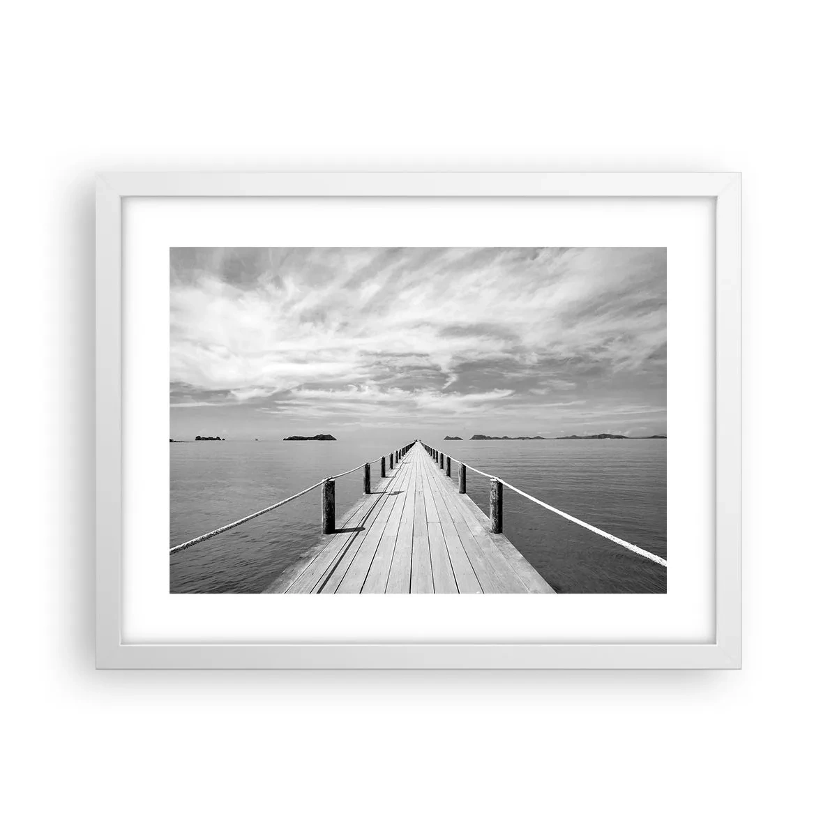 Poster in white frmae - Maybe a Trip… - 40x30 cm