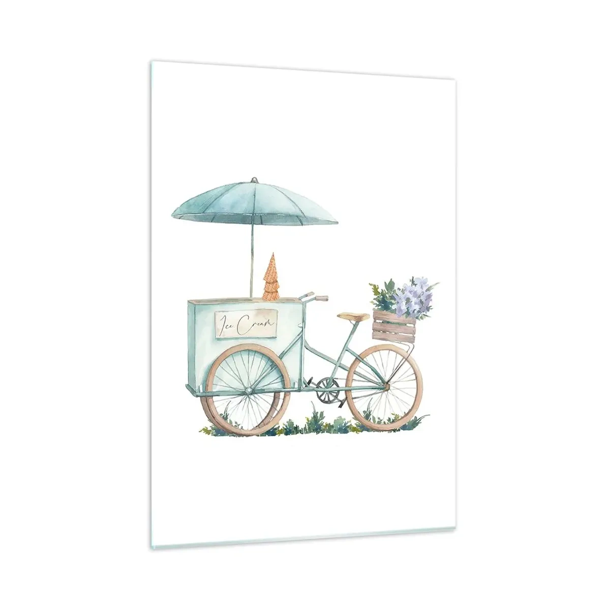 Glass picture - Sweet Memory of the Summer - 50x70 cm