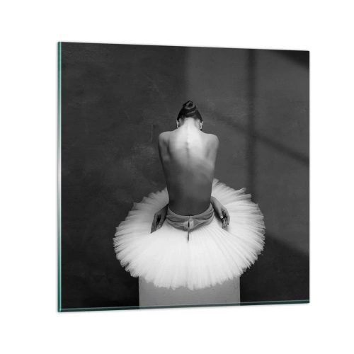 Glass picture - It Is Blossoming - 60x60 cm