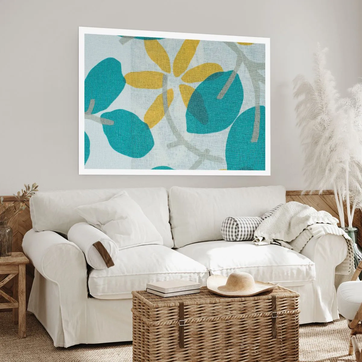 Poster - Among Azure Leaves - 91x61 cm
