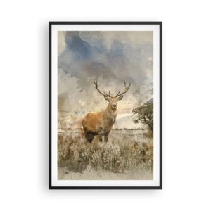 Poster in black frame - Dignity - Strength - Majesty - 61x91 cm