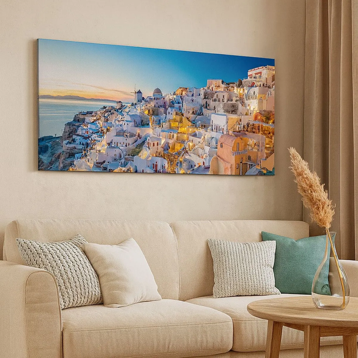 Canvas picture - Essence of Greekness - 100x40 cm
