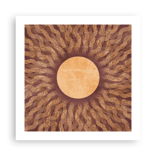 Poster - Sun Icon - 50x50 cm
