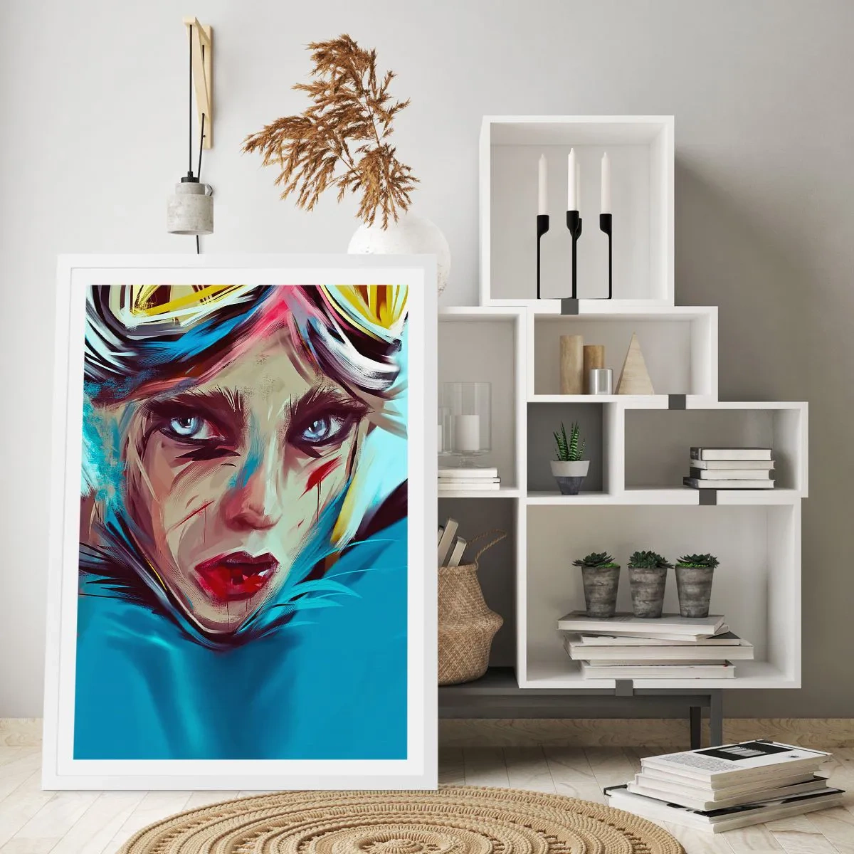 Poster in white frmae - Road Mistress - 70x100 cm