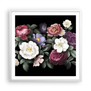 Poster in white frmae - From an English Garden - 60x60 cm