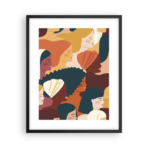 Poster in black frame - Pure Womanhood - 40x50 cm