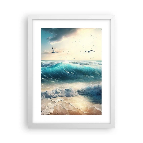 Poster in white frmae - It Hums Especially for You - 30x40 cm