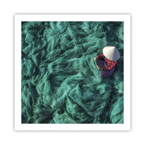 Poster - In the Sea of Nets - 60x60 cm