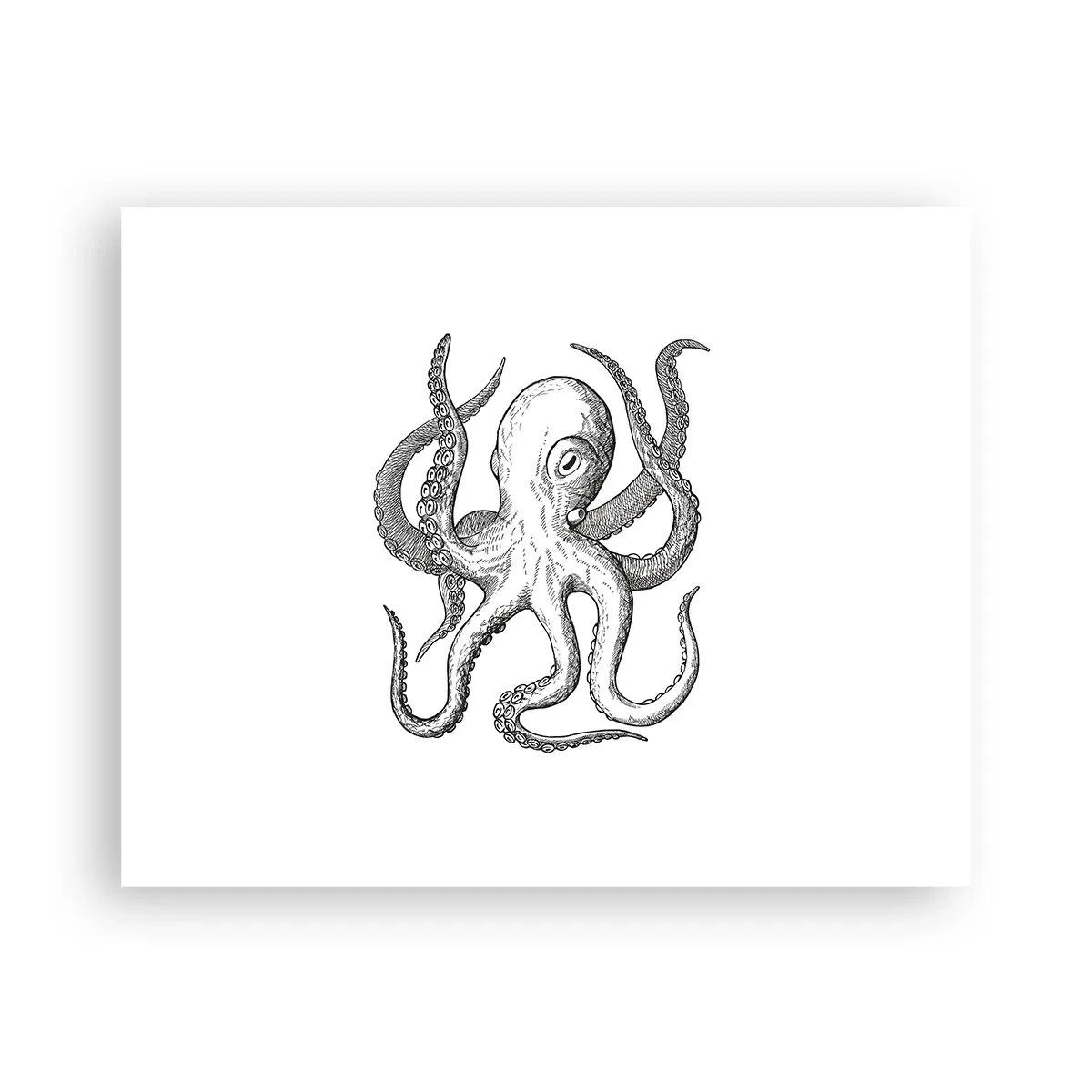 Poster - Dancing with the Waves - 50x40 cm