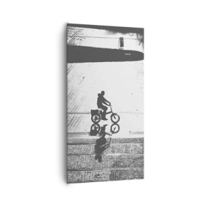 Canvas picture - Straight ahead, through the City - 65x120 cm